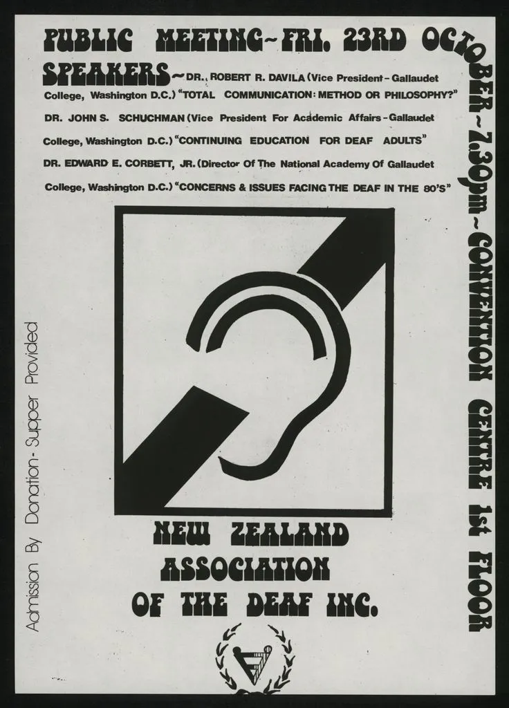 Association of the Deaf poster
