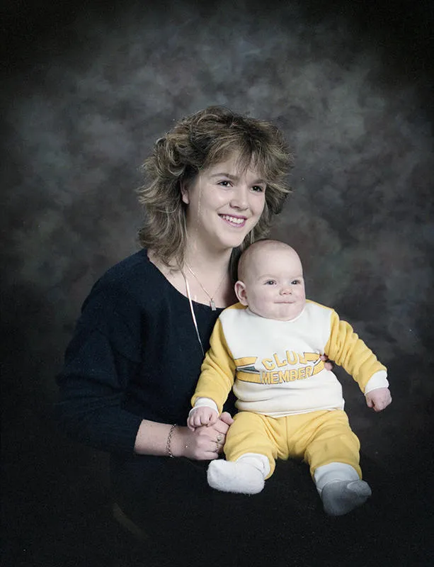 Barber, Mother and Child