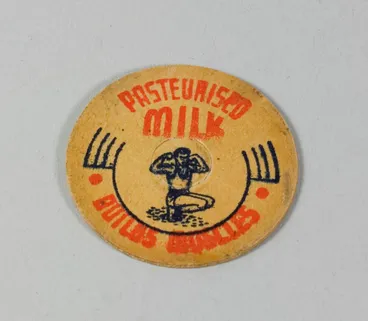 Image: Milk bottle top