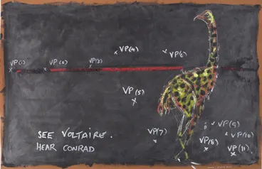Image: Voltaire's vanishing points. From the series: 'A moa, a math, a mount.'