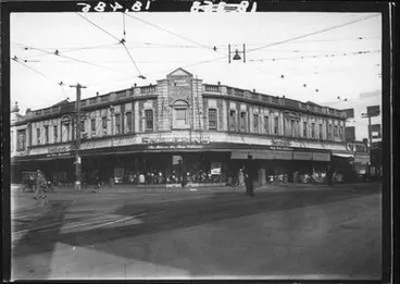 Image: Corner Khyber Pass Road & Symonds Street diagonally opposite Newton Road.