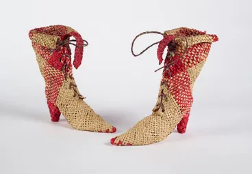 Image: Woven women's boots