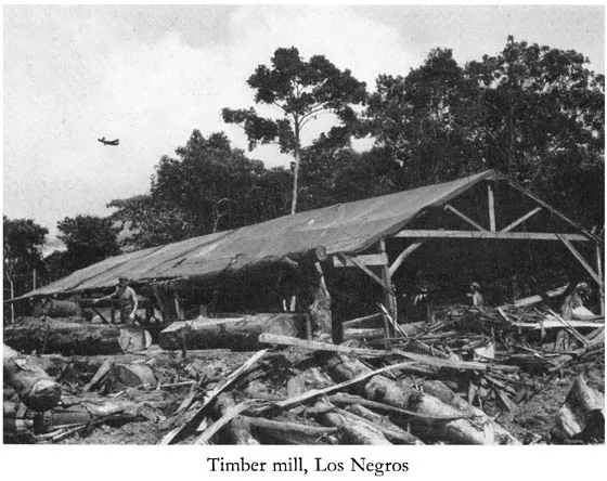 Timber mill, Los Negros