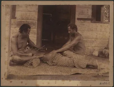 Image: Tattooing, Samoa.