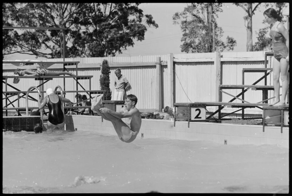 Swimming at Memorial Park Pool