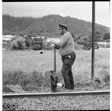 Image: Repairs on the Paraparaumu railway line, and, driftwood at Paekakariki Beach