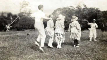 Image: Children playing Jump Rope; circa 1920s