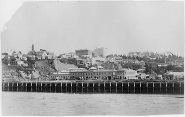 Image: Creator unknown: Photograph of Point Britomart, Auckland