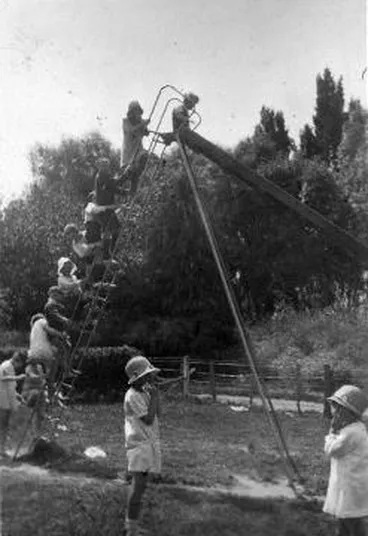 Image: Children on a slide
