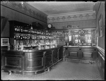 Image: Hotel interior, bar, Christchurch