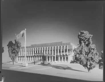 Image: Architectural model, New Zealand High Commission, Canberra