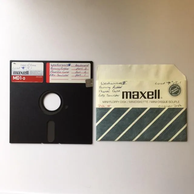 Floppy Disk Compilation of Games for Commodore 64