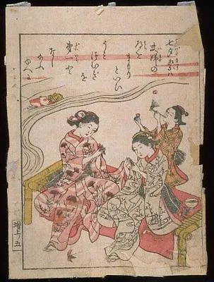 Children blowing bubbles