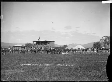 Image: Grandstand and racecourse, Opotiki