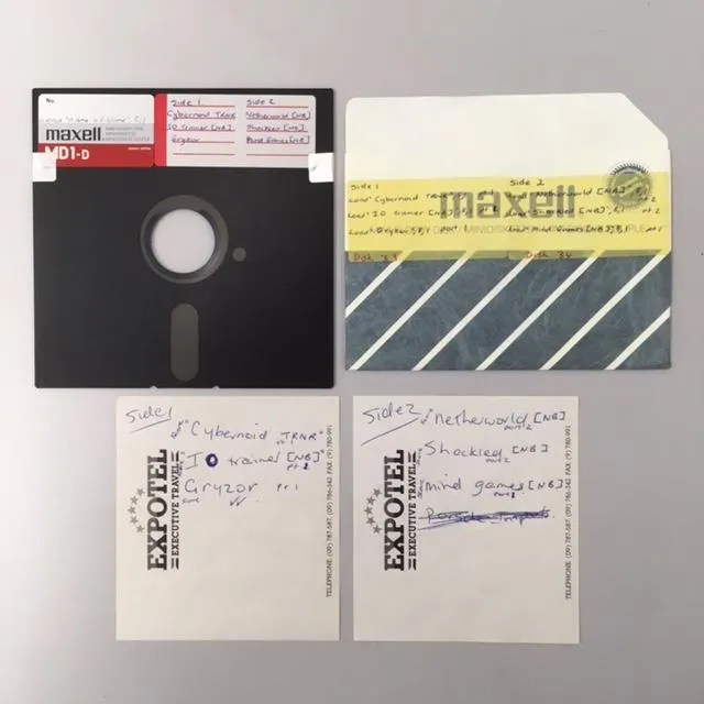 Floppy Disk Compilation of Games for Commodore 64