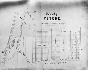 Image: Township of Petone [map]