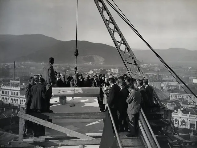 Coping Stone Ceremony, 6 April 1929