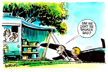 Image: Evans, Malcolm Paul, 1945- :Light The Smoker. 7 January 2014