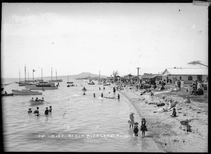 Scene at Bucklands Beach, Auckland