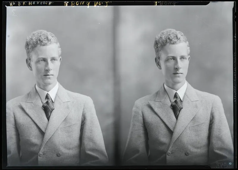 Film Negative: Mr A K Hancock (twin negative)