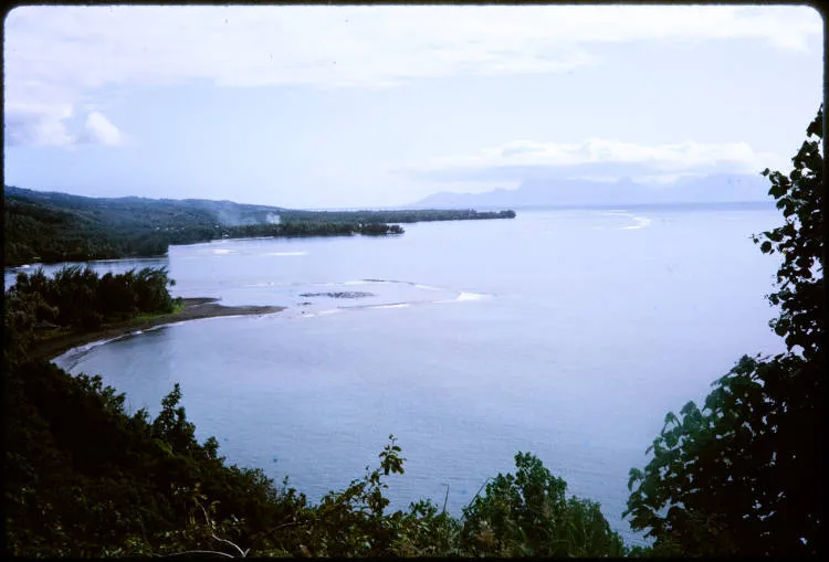 Coastline in Tahiti, 1964