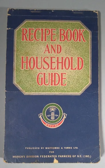 Image: Book: W.D.F.F.NZ Women's Recipe Book and Household Guide