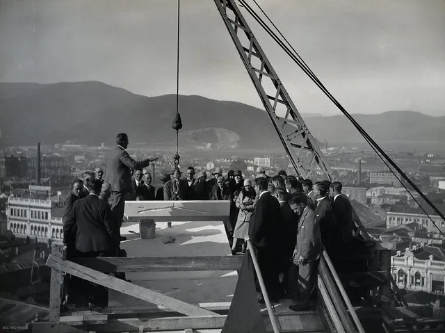 Coping Stone Ceremony, 6 April 1929