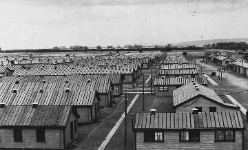 Barracks and huts at Featherston Military Camp