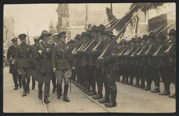 Image: Prince of Wales reviewing troops, Wellington