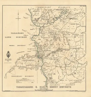 Image: Taumatamahoe & Rarete Survey Districts [electronic resource].