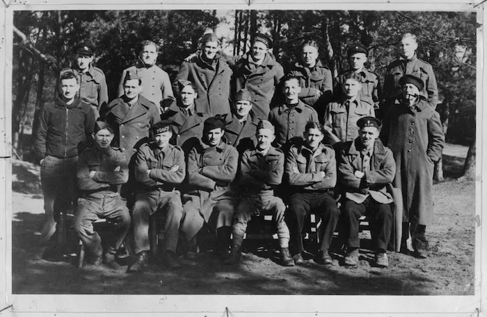 Group of Australians and New Zealanders in Marlag-Milag Nord, Germany