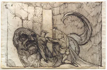 Image: Virgil, Dante and Geryon