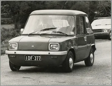 Driving a battery powered car Image: Driving a battery powered car