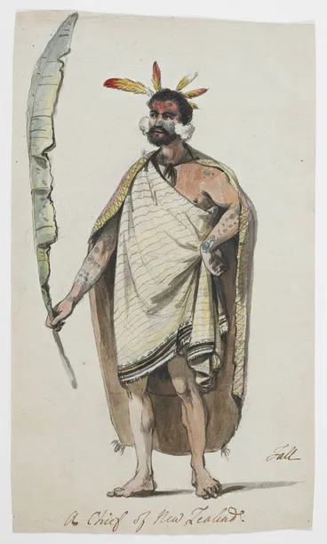 Image: A chief of New Zealand