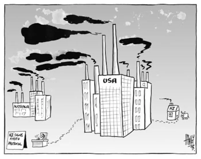 "NZ signs Kyoto Protocol." 11 December, 2002.