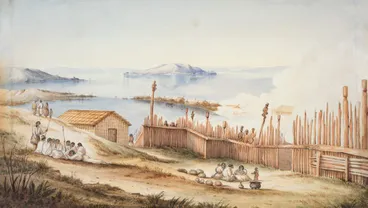 Image: Mokoia Island from Ohinemutu