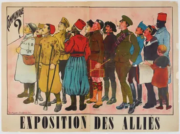 Image: Poster, 'Exposition Des Allies'