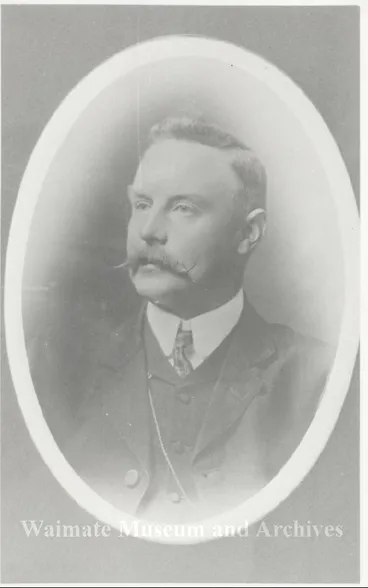 Image: Herbert C Barclay M.D.  Mayor of Waimate 1898-1901