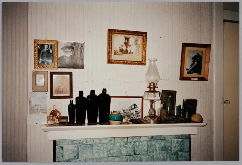 Photograph, Mantlepiece at Kohi Kohi Cottage