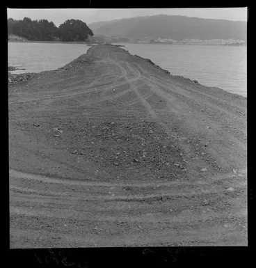 Image: Completion of a causeway at Porirua