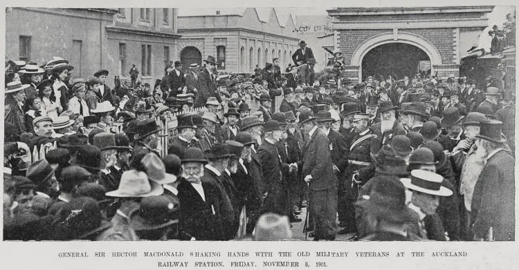Scenes in connection with General Sir Hector A. Macdonald's visit to Auckland, November, 1901