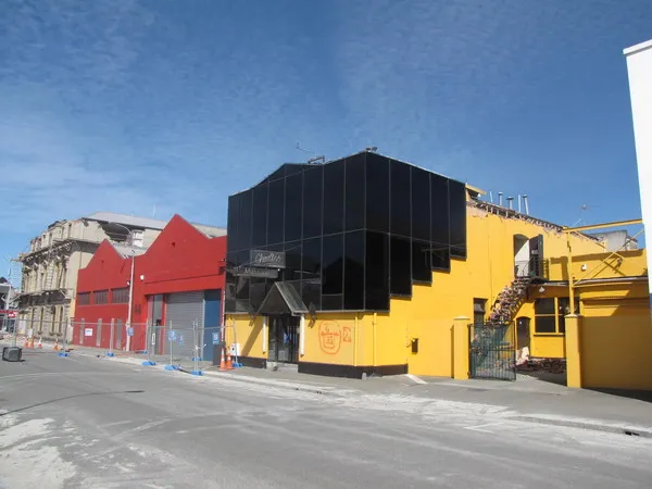 Earthquake damage to Charlies Massage Lounge