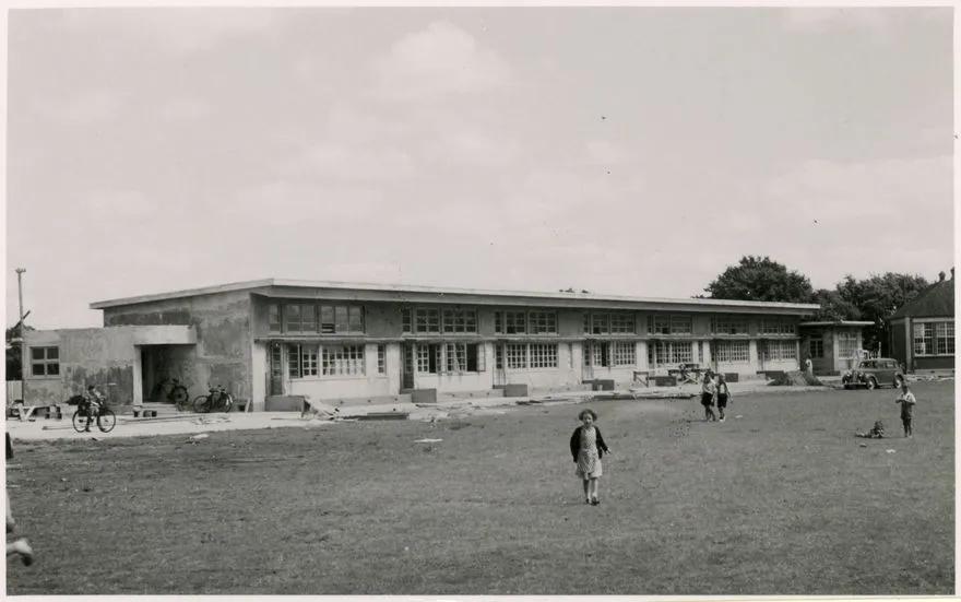 Construction of the Infant Block, Terrace End School