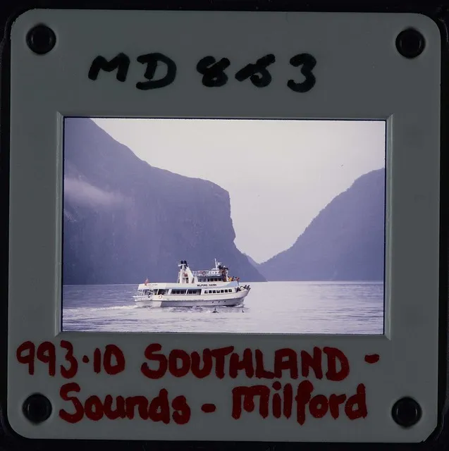 Fiordland Travel Co's launch "Milford Haven" on Milford Sound