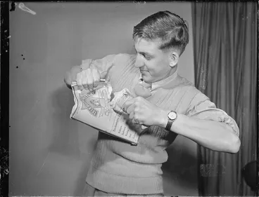 Image: Telephone book being torn