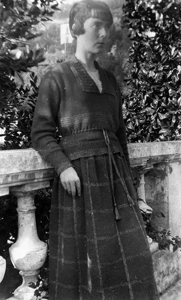 Image: Katherine Mansfield at Menton