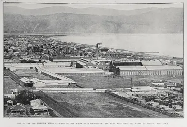 Image: The two big freezing works at Wellington, where the slaughtermen were to have struck on Monday last