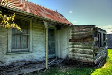 Image: Old house, Jones Road, Templeton, Canterbury, New Zealand