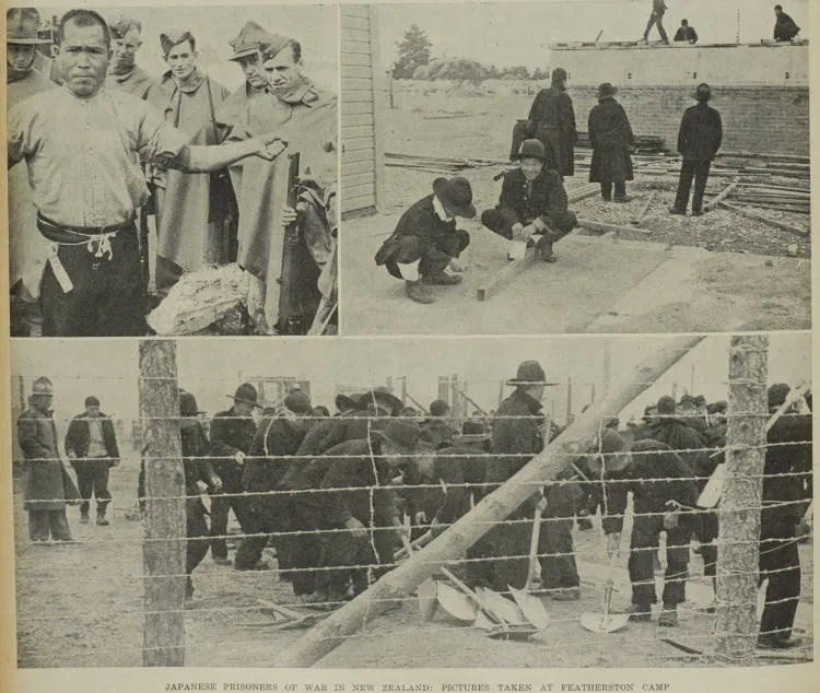 Japanese prisoners of war in New Zealand: pictures taken at Featherston Camp