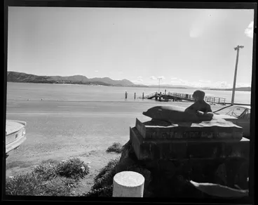 Image: Monument to dolphin 'Opo', Opononi, Hokianga Harbour, Northland
